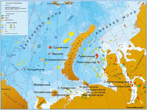 Перспективные ресурсы углеводородов арктического шельфа 