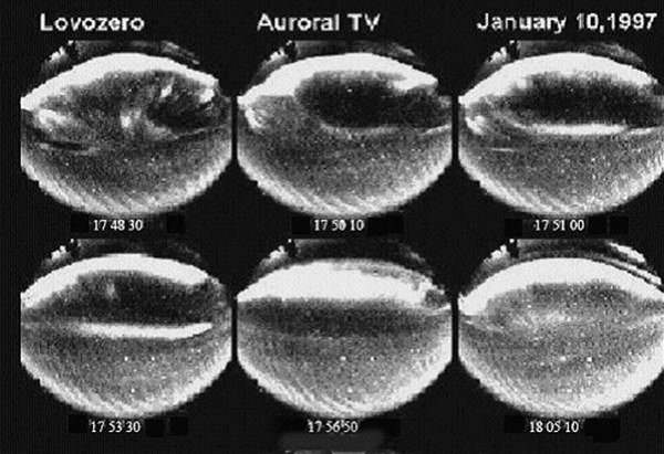 All-sky TV images of the AGW activity observed from Lovozero, the Kola Peninsula